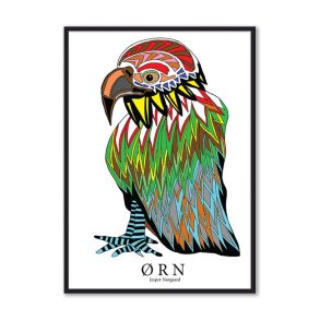 T-JN 116 Ørn 50x70 MSORT 111-146