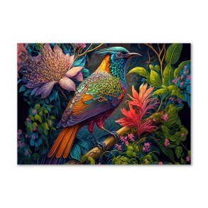 P-HD 03 paradise bird 70x100 cm Ops.