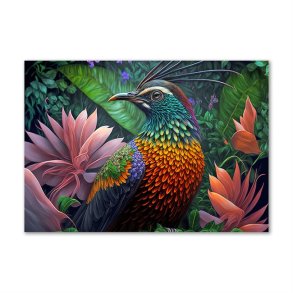P-HD 04 paradise bird 70x100 cm Ops.