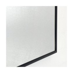 SPEJL SORT ALU 45x80 CM