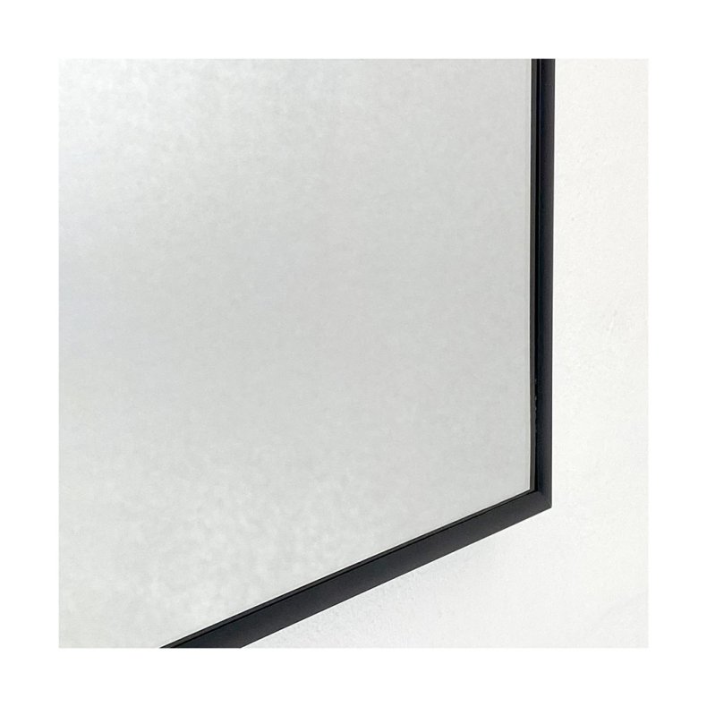 SPEJL SORT ALU 45x80 CM