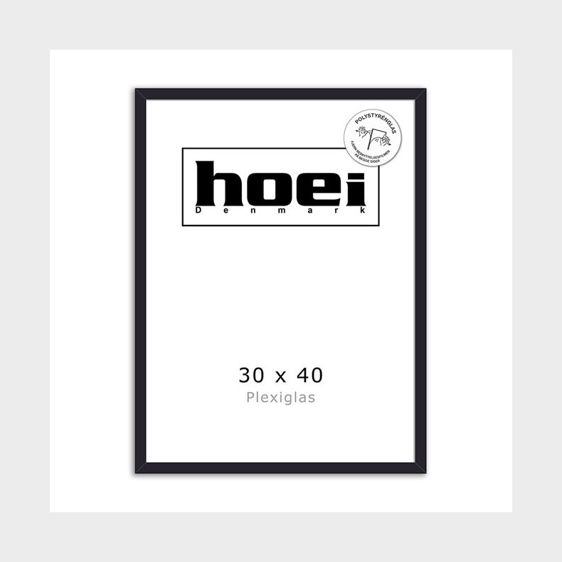 HOEI 111 SORT 30X40 - PLEXI