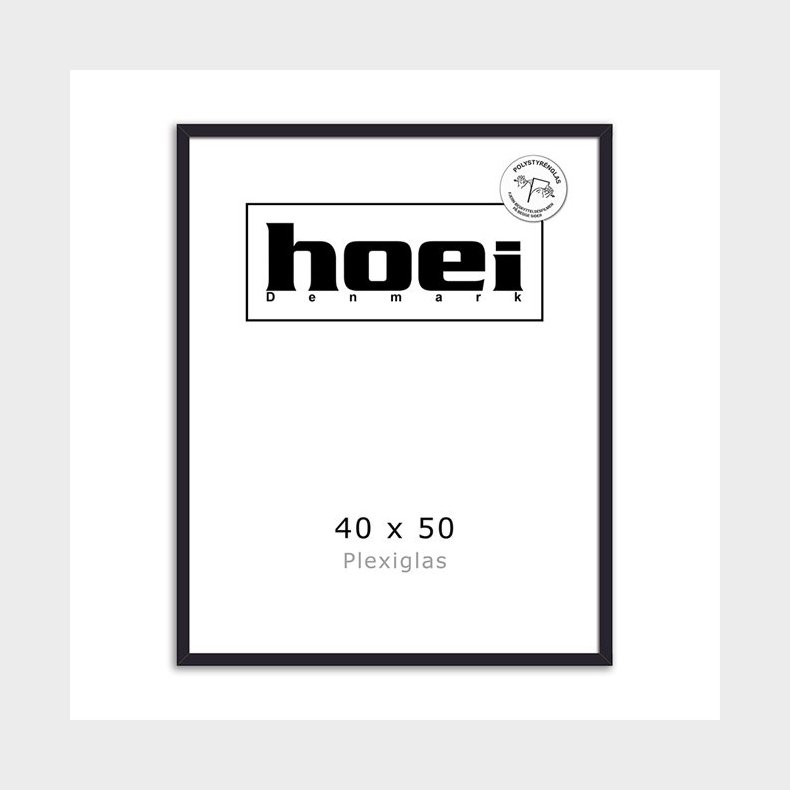 HOEI 111 SORT 40X50 - PLEXI 