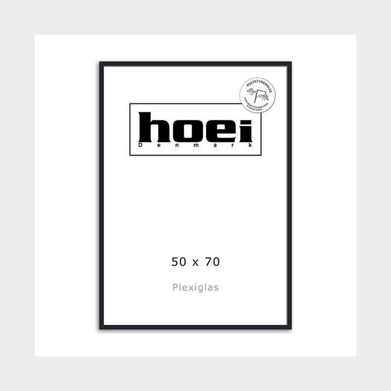 HOEI 111 SORT 50X70 - PLEXI 