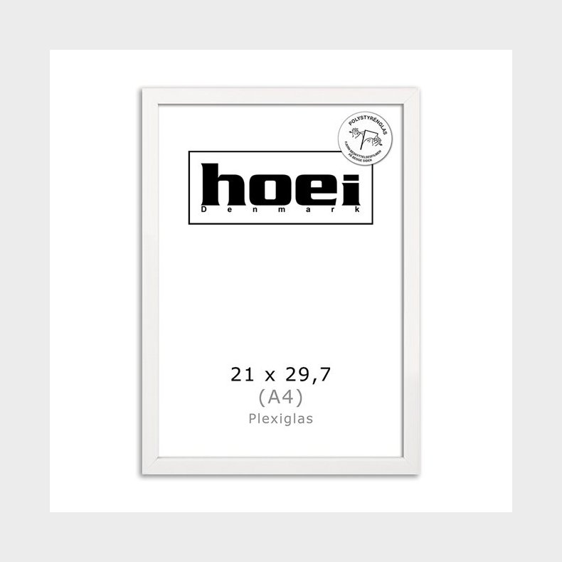 HOEI 115 HVID 21X29,7 PLEXI - A4