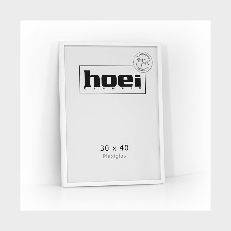 HOEI 115 HVID 30X40 - PLEXI
