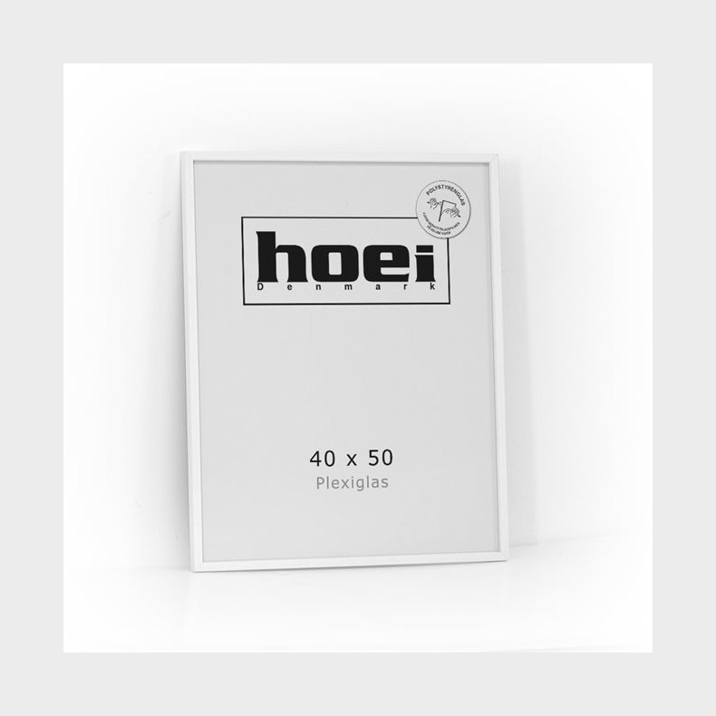 HOEI 115 HVID 40X50 - PLEXI 