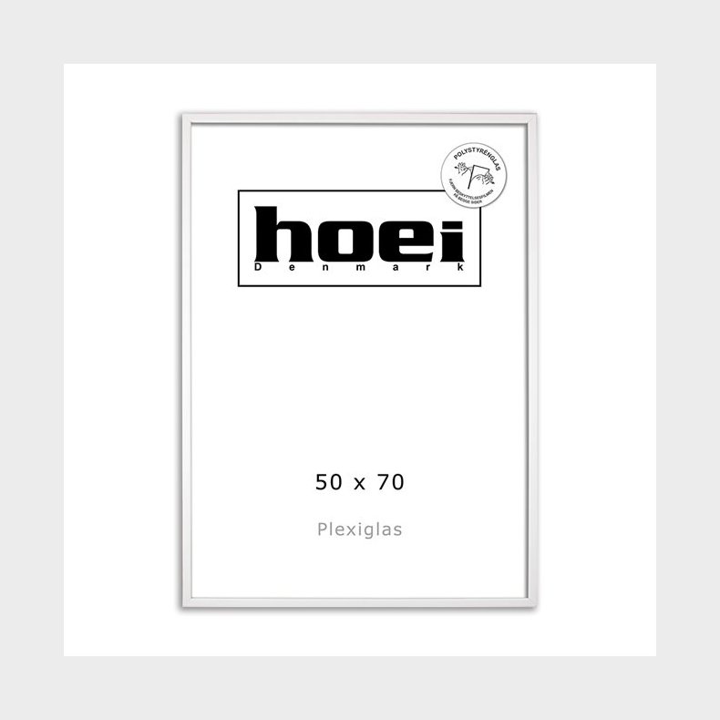 HOEI 115 HVID 50X70 - PLEXI