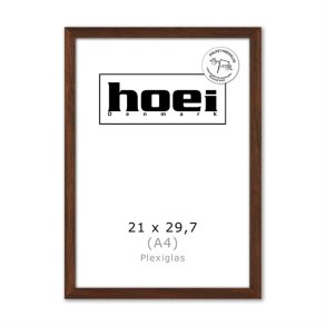 HOEI 121 MASSIV MØRK EG 21X29,7 PLEXI A4