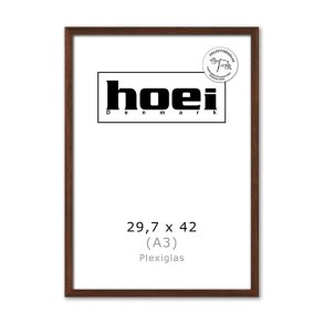 HOEI 121 MASSIV MØRK EG 29,7X42 PLEXI A3