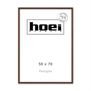 HOEI 121 MASSIV MØRK EG 50X70 PLEXI