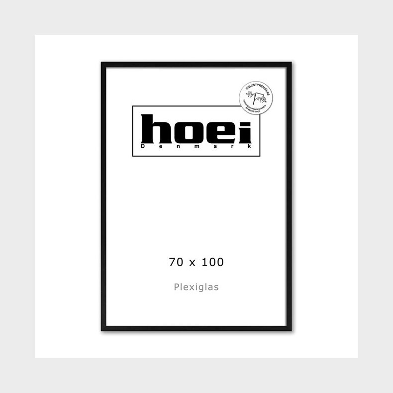 HOEI 180 SORT 70X100 PLEXI