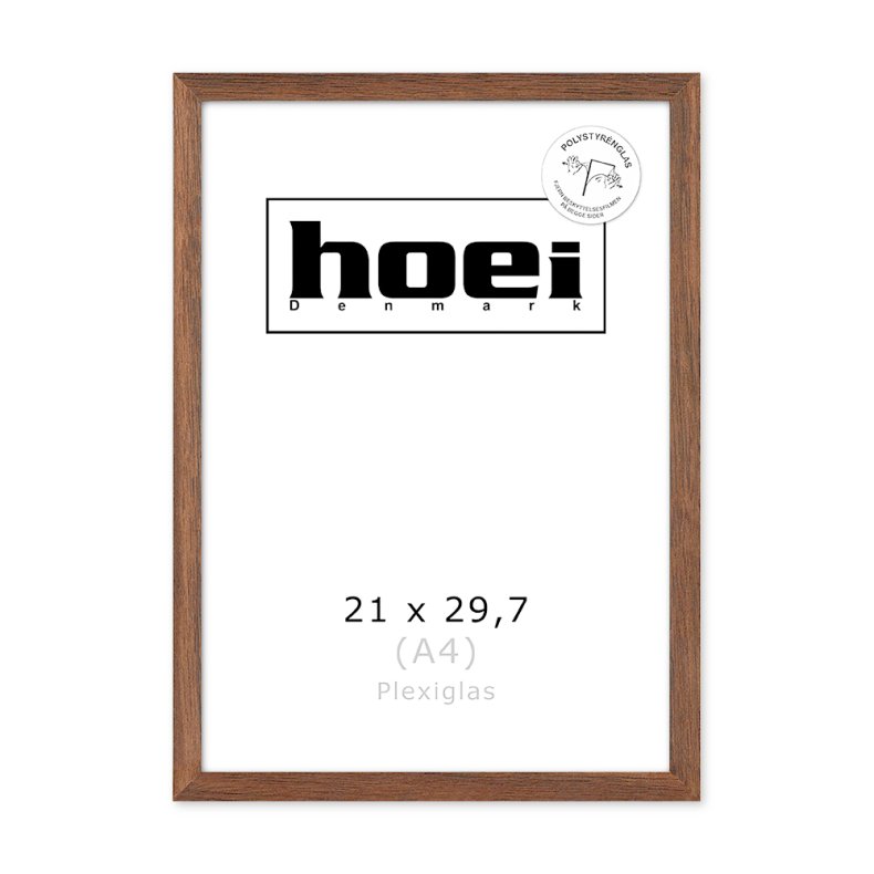 HOEI 201 MASSIV M&Oslash;RK EG 21X29,7 - A4 PS glas