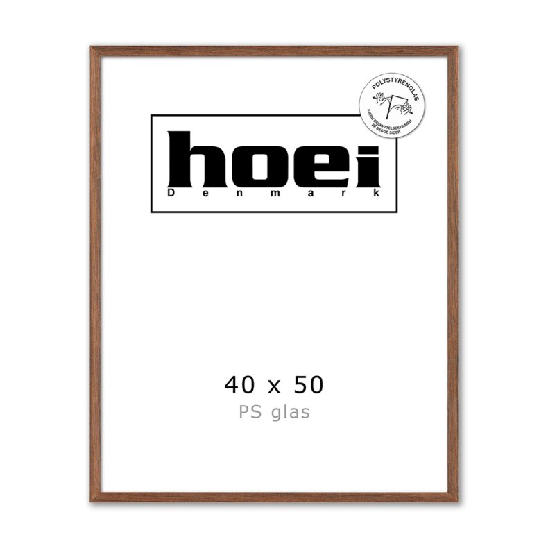 HOEI 201 MASSIV M&Oslash;RK EG 40X50 PS glas